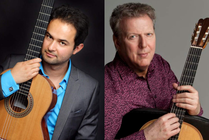 Profile pictures of guitarists Francisco Correa and Tom Kerstens